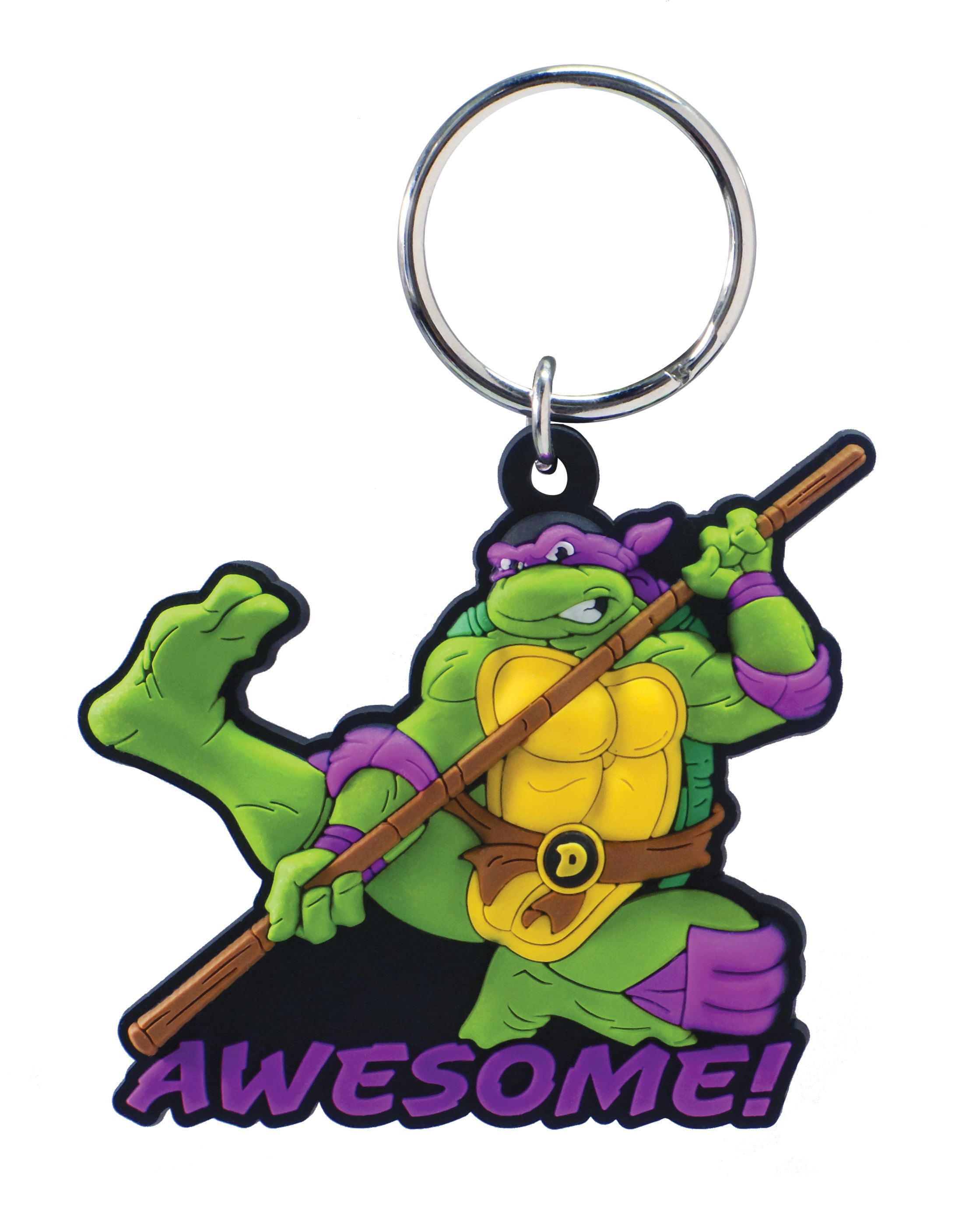 TEENAGE MUTANT NINJA TURTLES - Donatello - Soft Touch Keychain