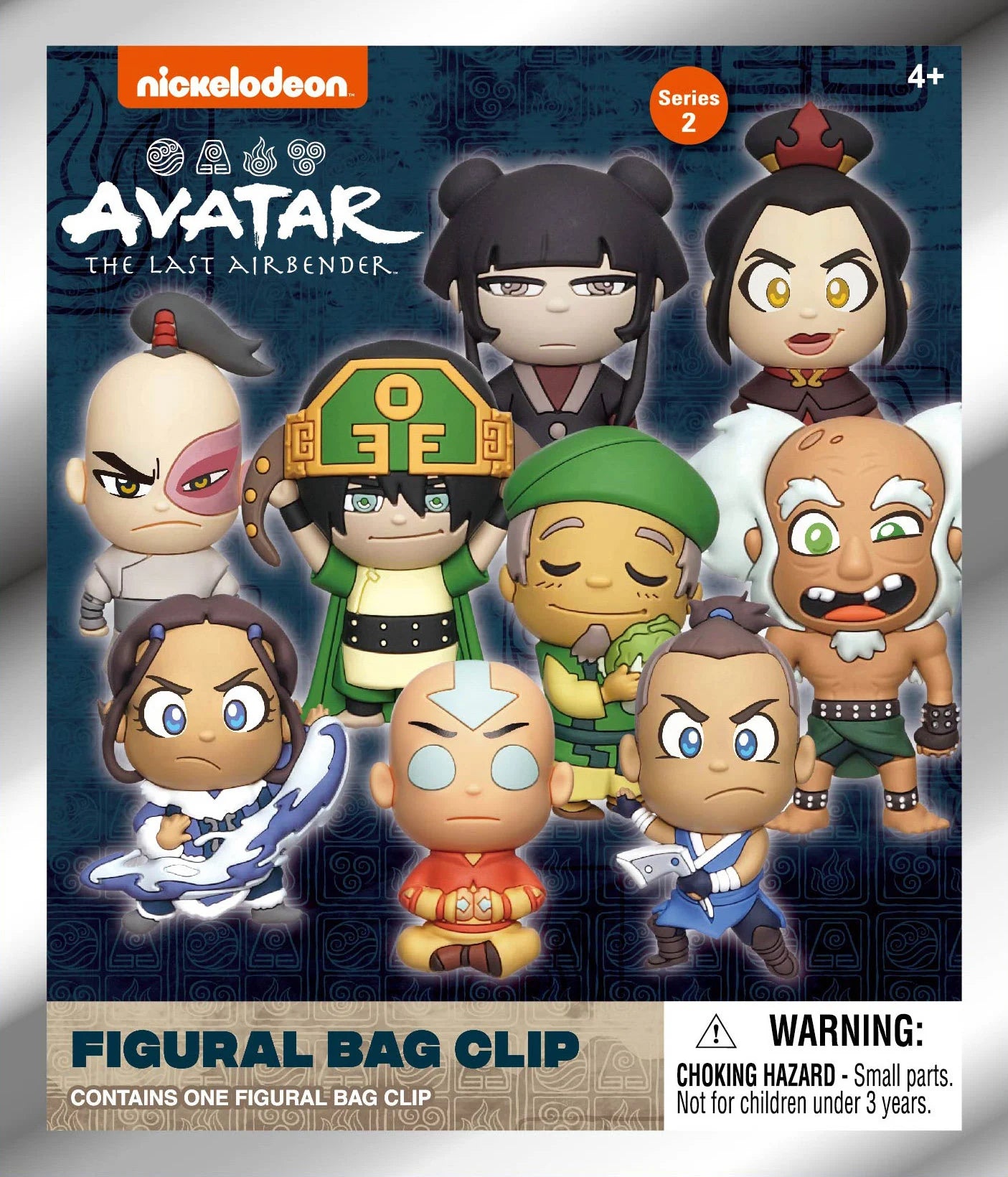 AVATAR THE LAST AIRBENDER -Series 2 -3D Foam Bag Clip (Display 24 Pcs)