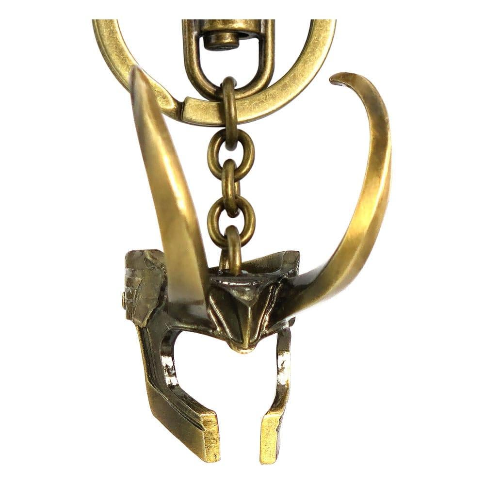 MARVEL - Loki Helmet - Metal Keychain