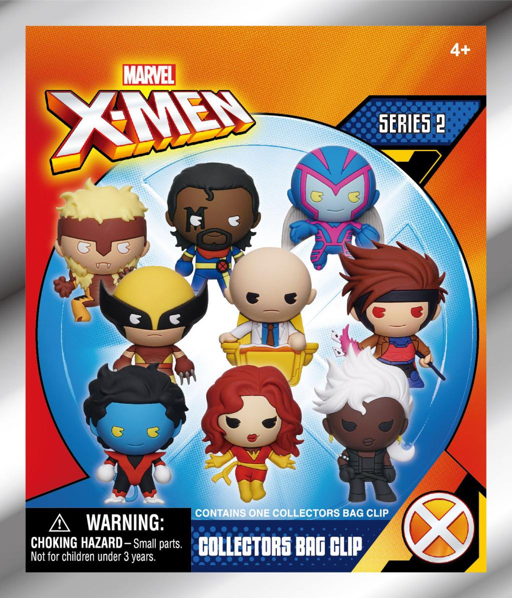 X-MEN CLASSIC - Series 2 - 3D Foam Bag Clip (Display 24 Pcs)