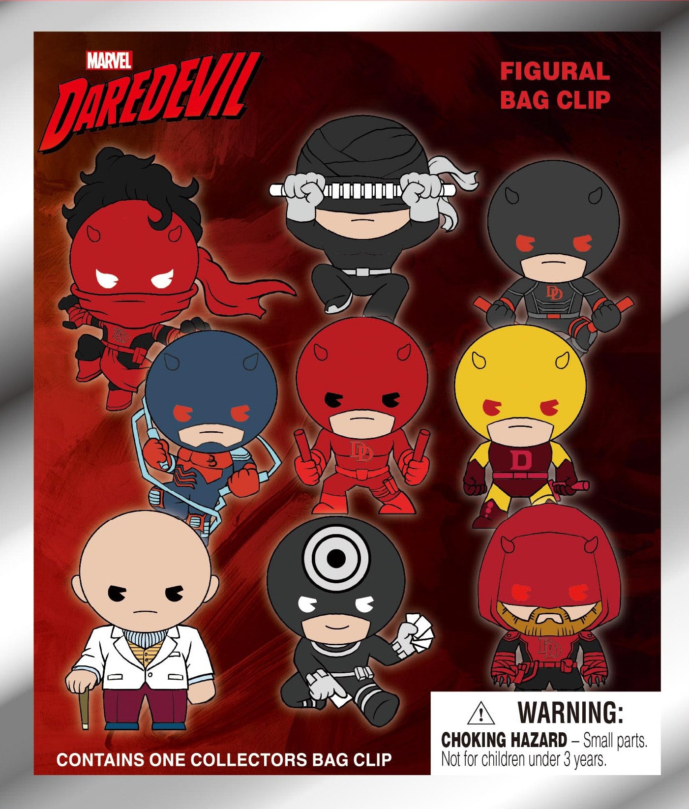 DAREDEVIL - 3D Foam Bag Clip (Display 24 Pcs)