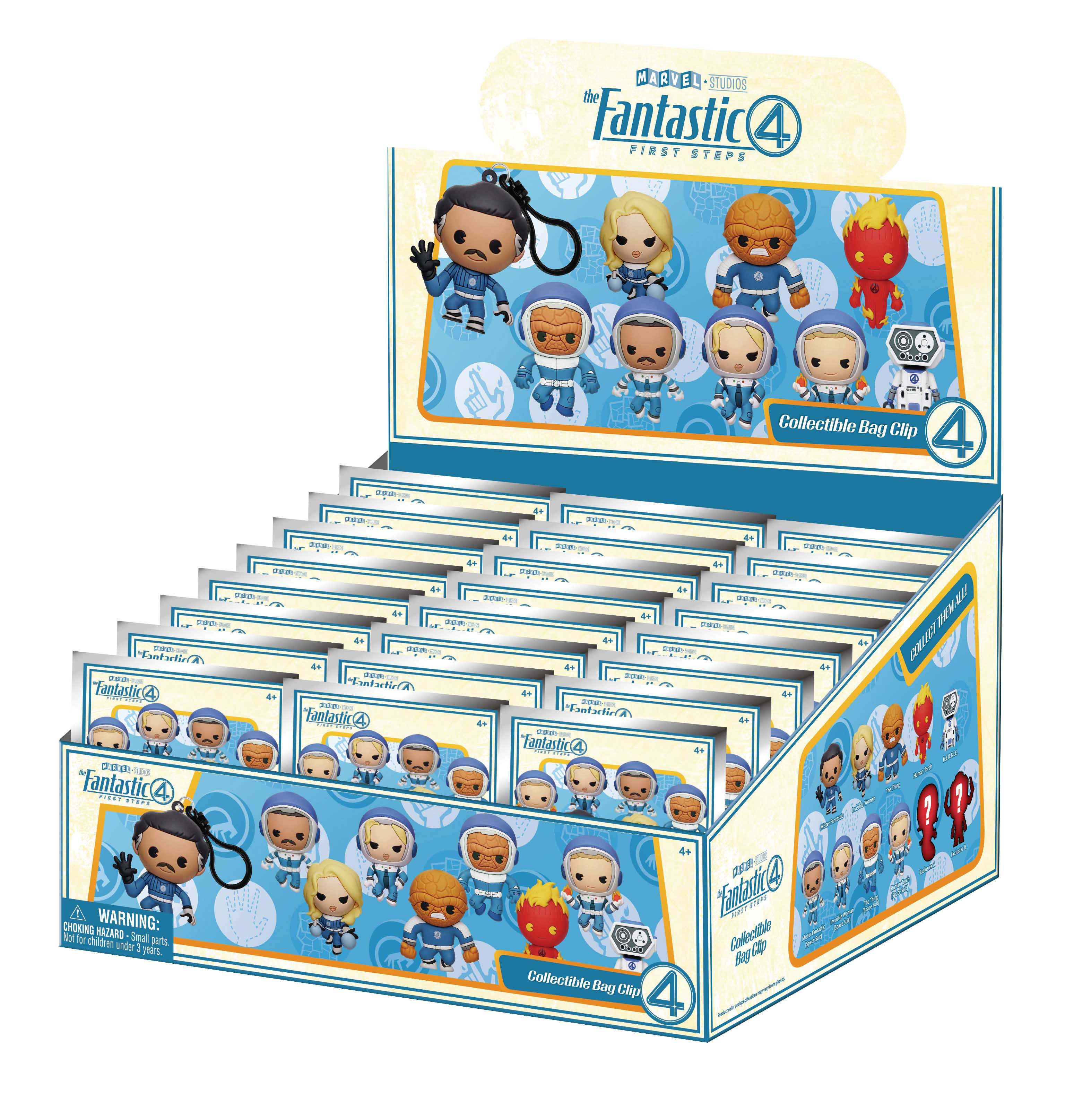 FANTASTIC FOUR - Movie - 3D Foam Bag Clip (Display 24 Pcs)