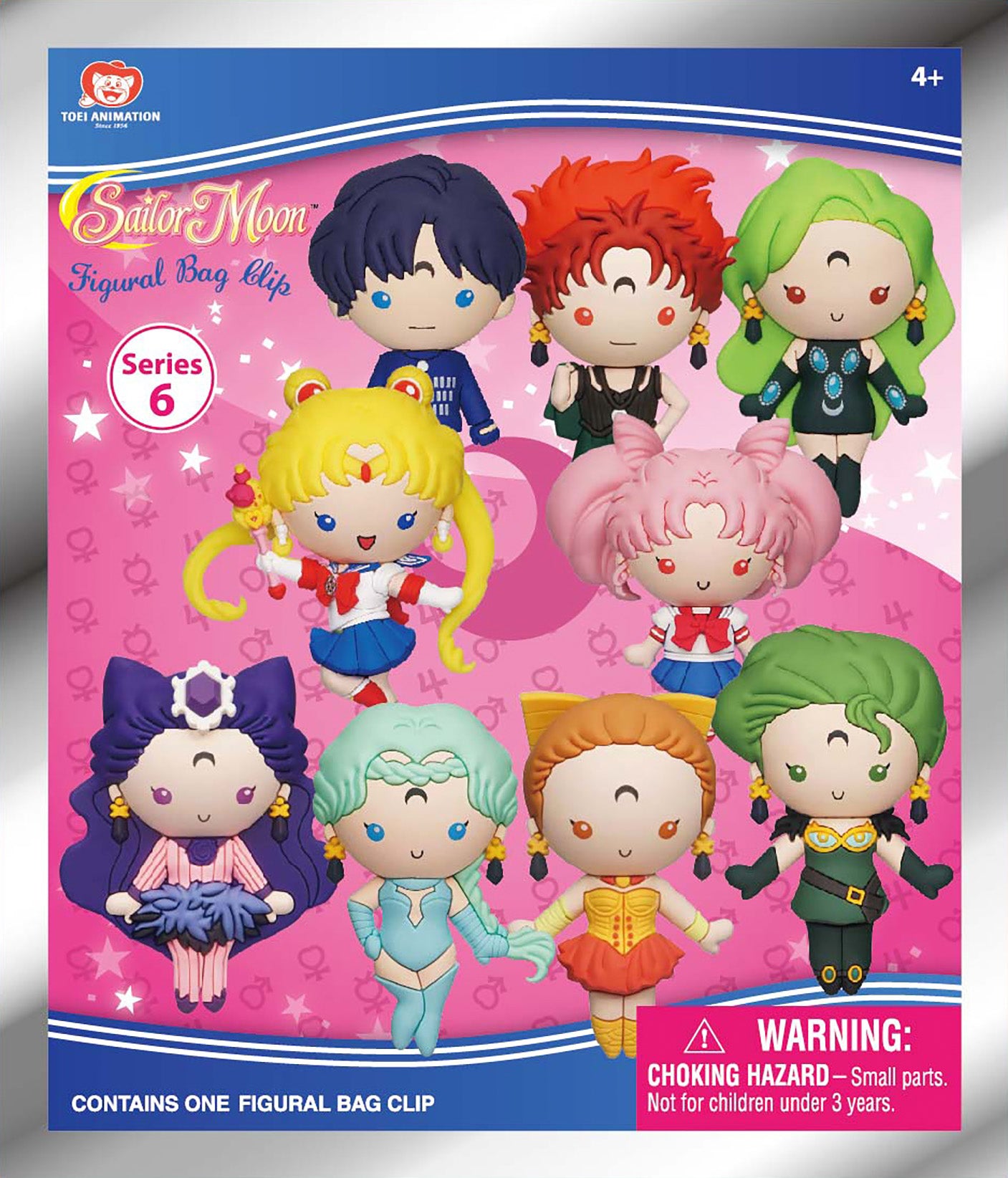 SAILOR MOON - Series 6 - 3D Foam Bag Clip (Display 24 Pcs)
