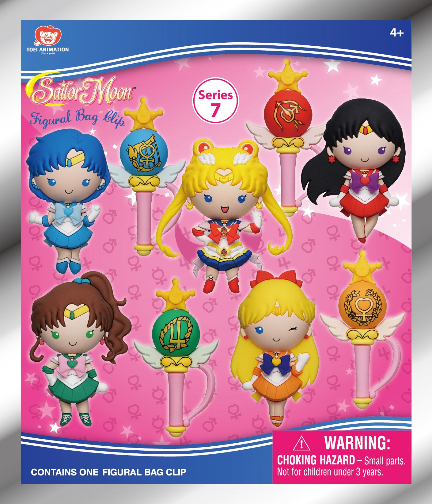 SAILOR MOON - Series 7 - 3D Foam Bag Clip (Display 24 Pcs)