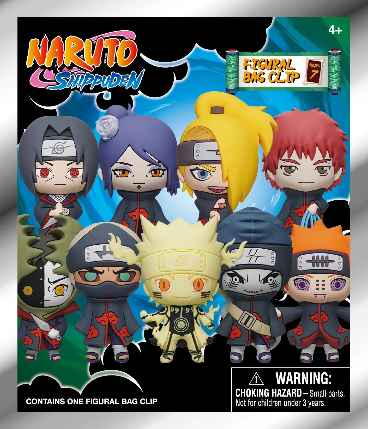 NARUTO - Series 7 - 3D Foam Bag Clip (Display 24 Pcs)