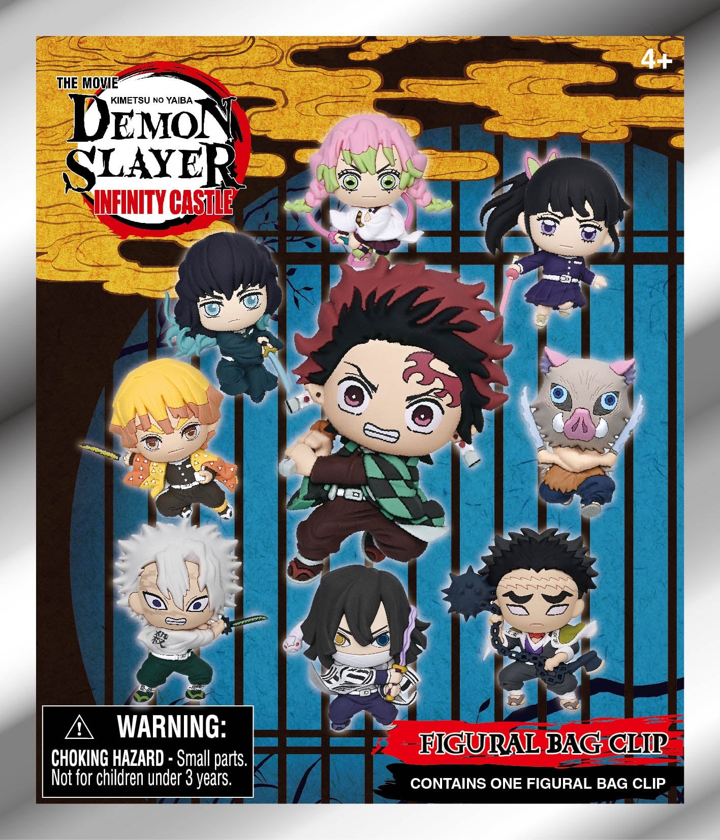 DEMON SLAYER MOVIE - Series 1 - 3D Foam Bag Clip (Display 24 Pcs)
