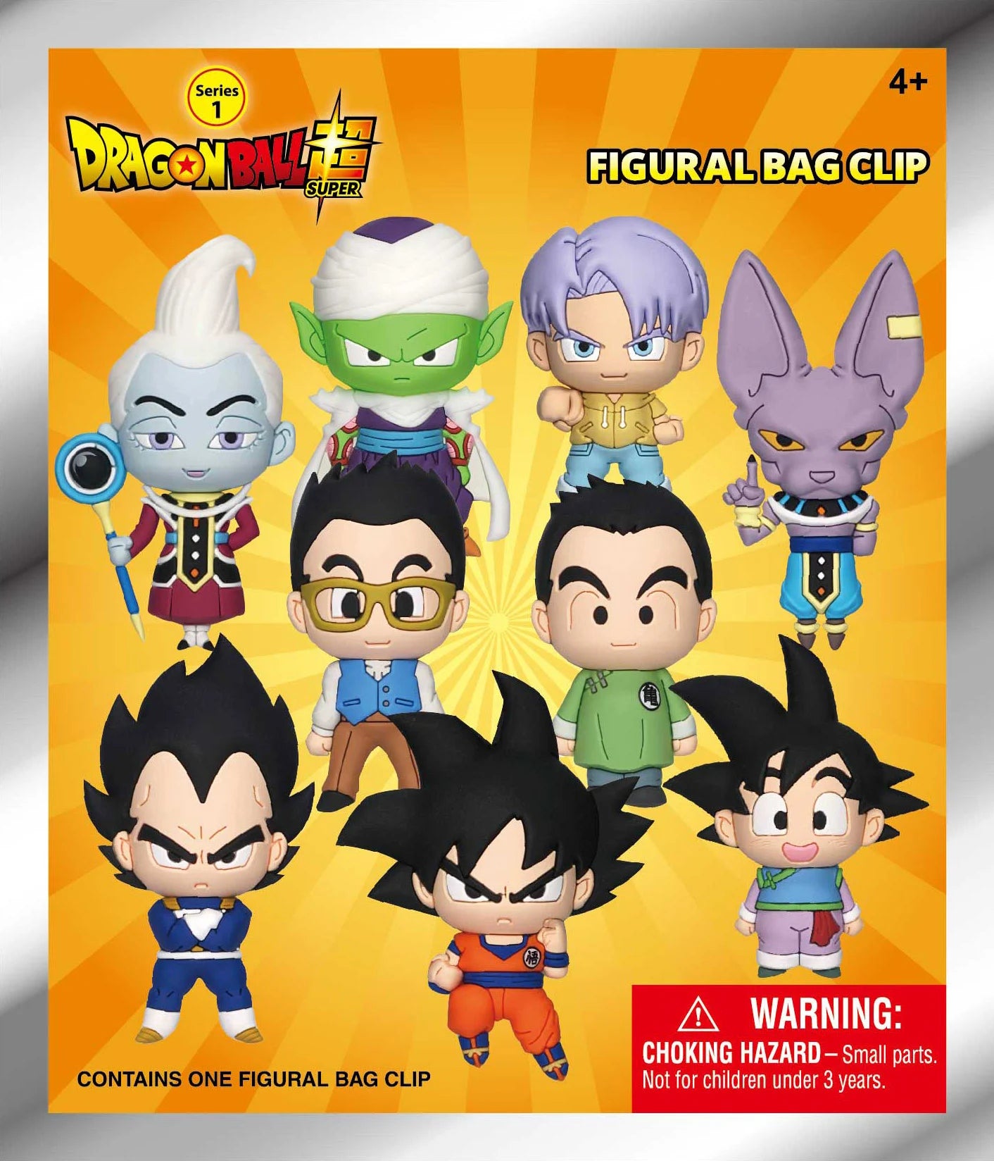 DRAGON BALL SUPER - Series 1 - 3D Foam Bag Clip (Display 24 Pcs)