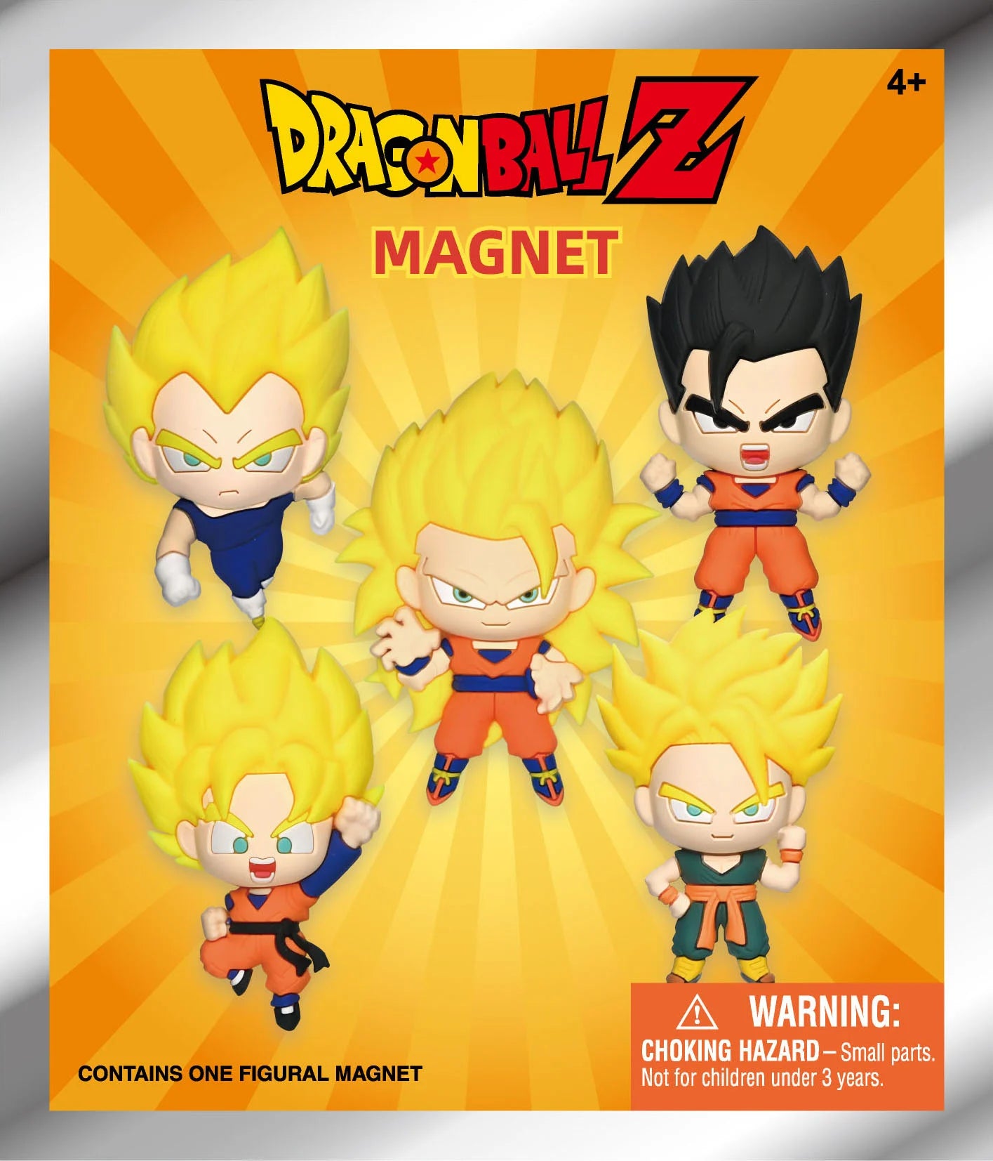 DRAGON BALL Z -Serie 1 -3D Foam Magnets in blind bags (Display 12 Pcs)