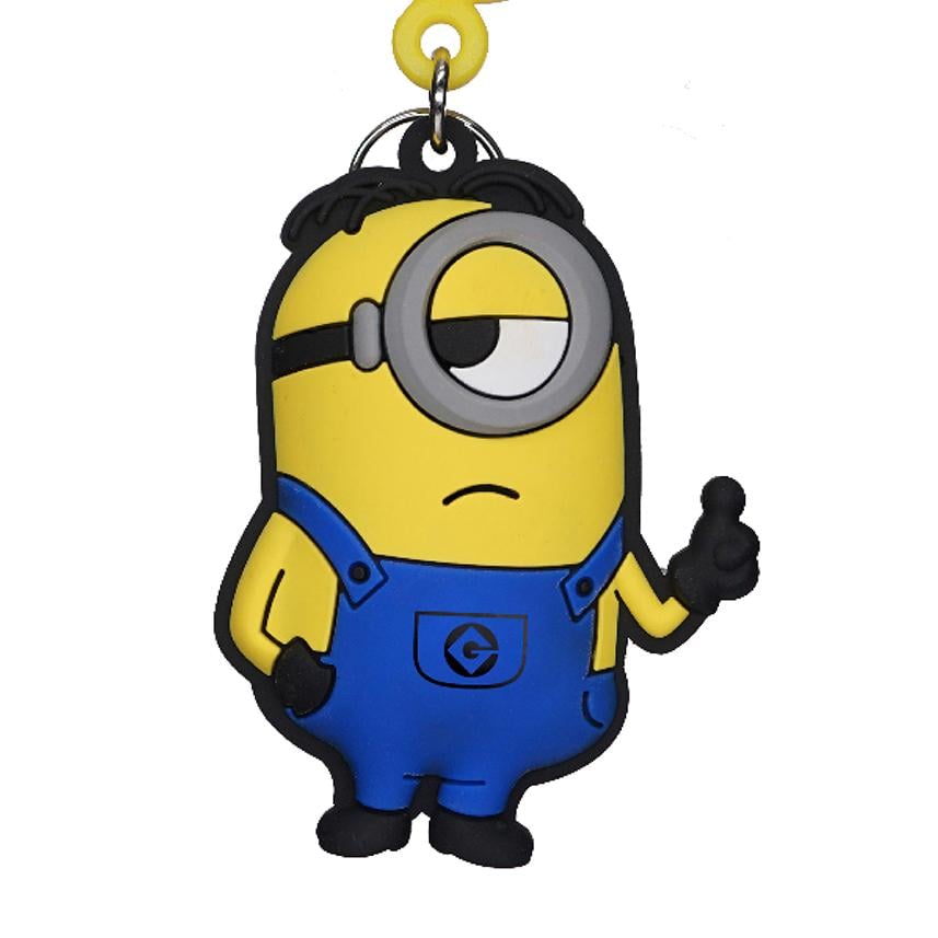 MINIONS - Stuart - Soft Touch Bagclip Keychain