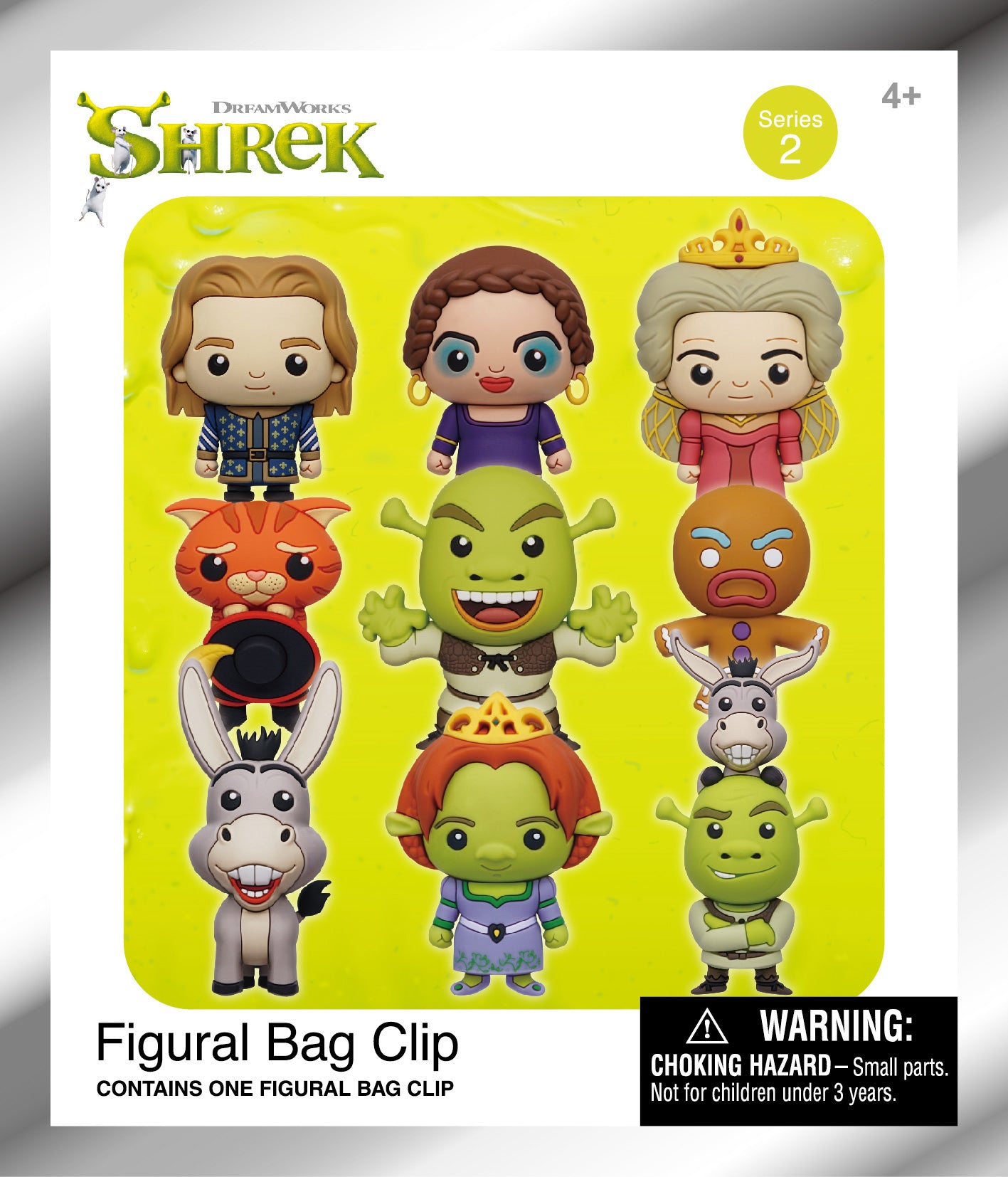 SHREK - Series 2 - 3D Foam Bag Clip (Display 24 Pcs)