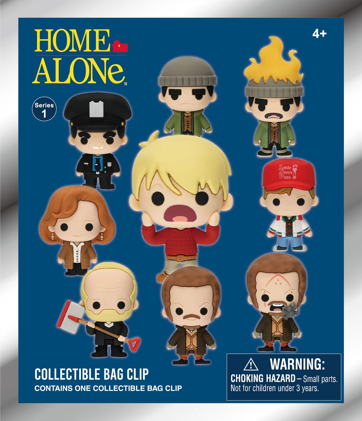 HOME ALONE - Series 1 - 3D Foam Bag Clip (Display 24 Pcs)