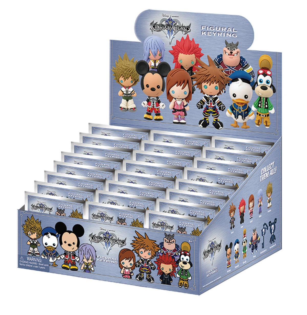 DISNEY - Kingdom Hearts Series 1 - 3D Foam Bag Clip (Display 24 Pcs)