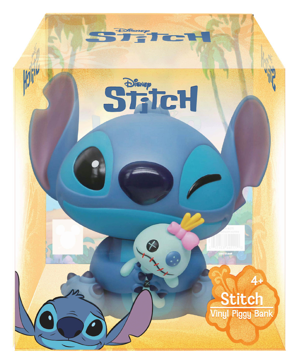 DISNEY - Stitch & Scrump - Figural Bank 18cm in acetane box