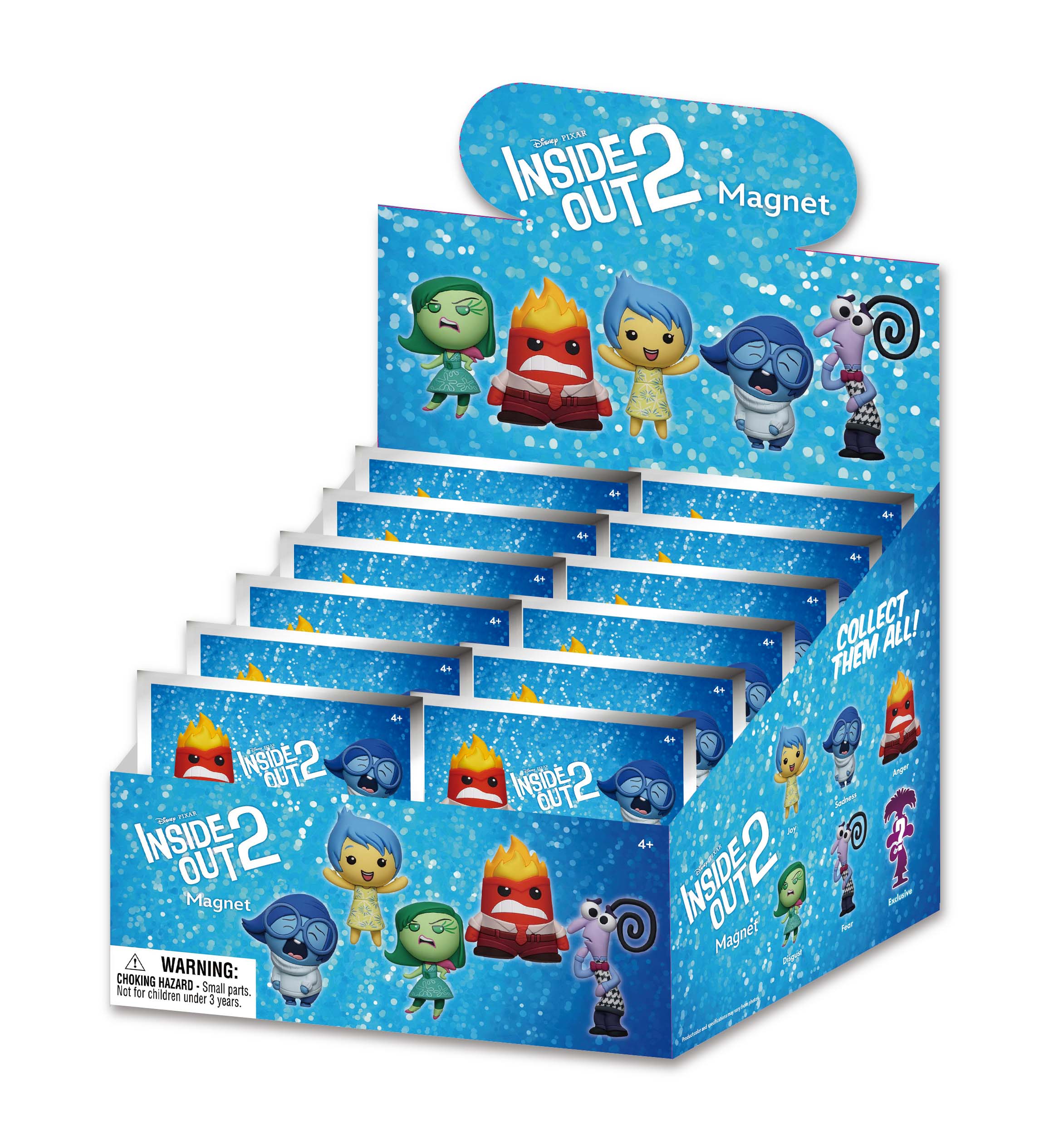 VICE-VERSA 2 -Series 1 -3D Foam Magnets in blind bags (Display 12 Pcs)