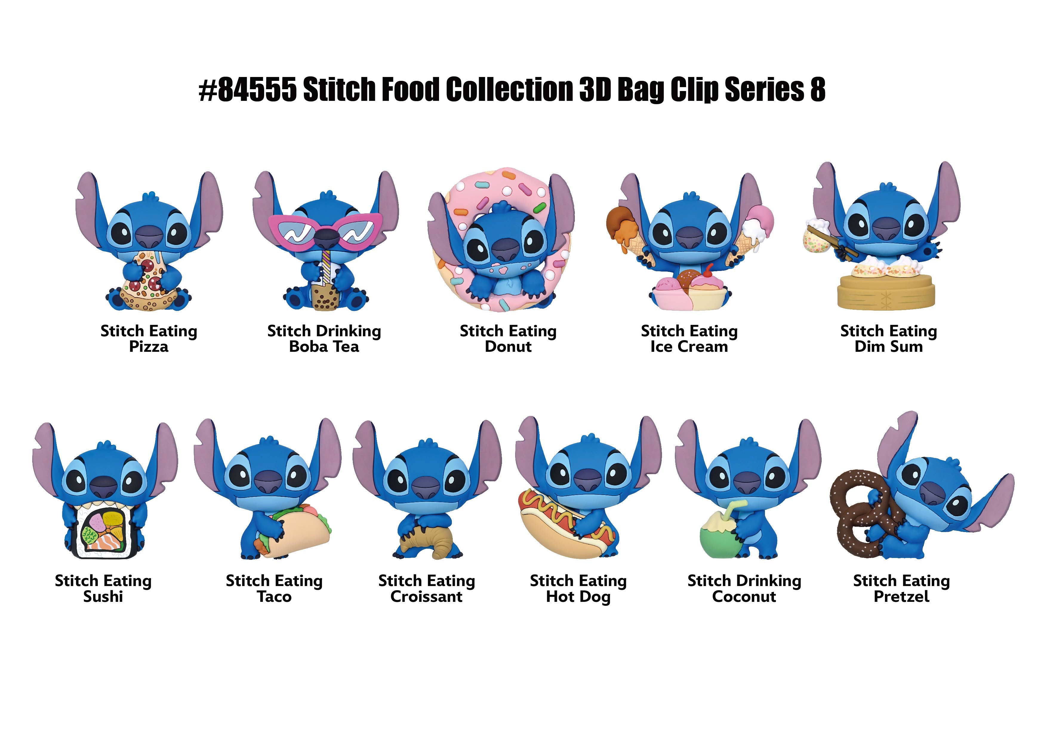 STITCH - Series 8 - 3D Foam Bag Clip (Display 24 Pcs)
