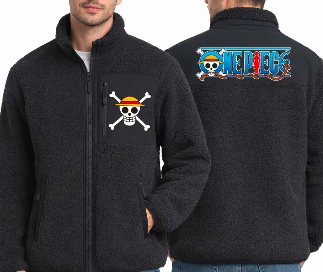 ONE PIECE - Logo - Sherpa Jacket (L)
