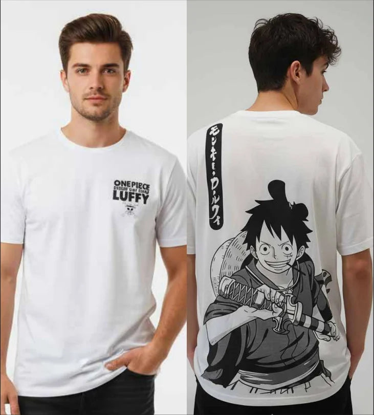 ONE PIECE - Straw Hat Crew Luffy - T-Shirt Men (L)