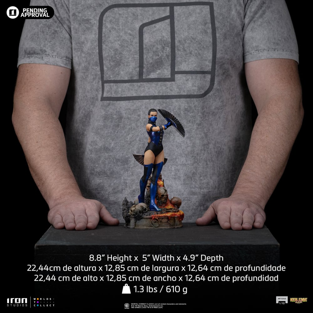 MORTAL KOMBAT - Kitana - Statuette Art Scale 1/10 22.44cm