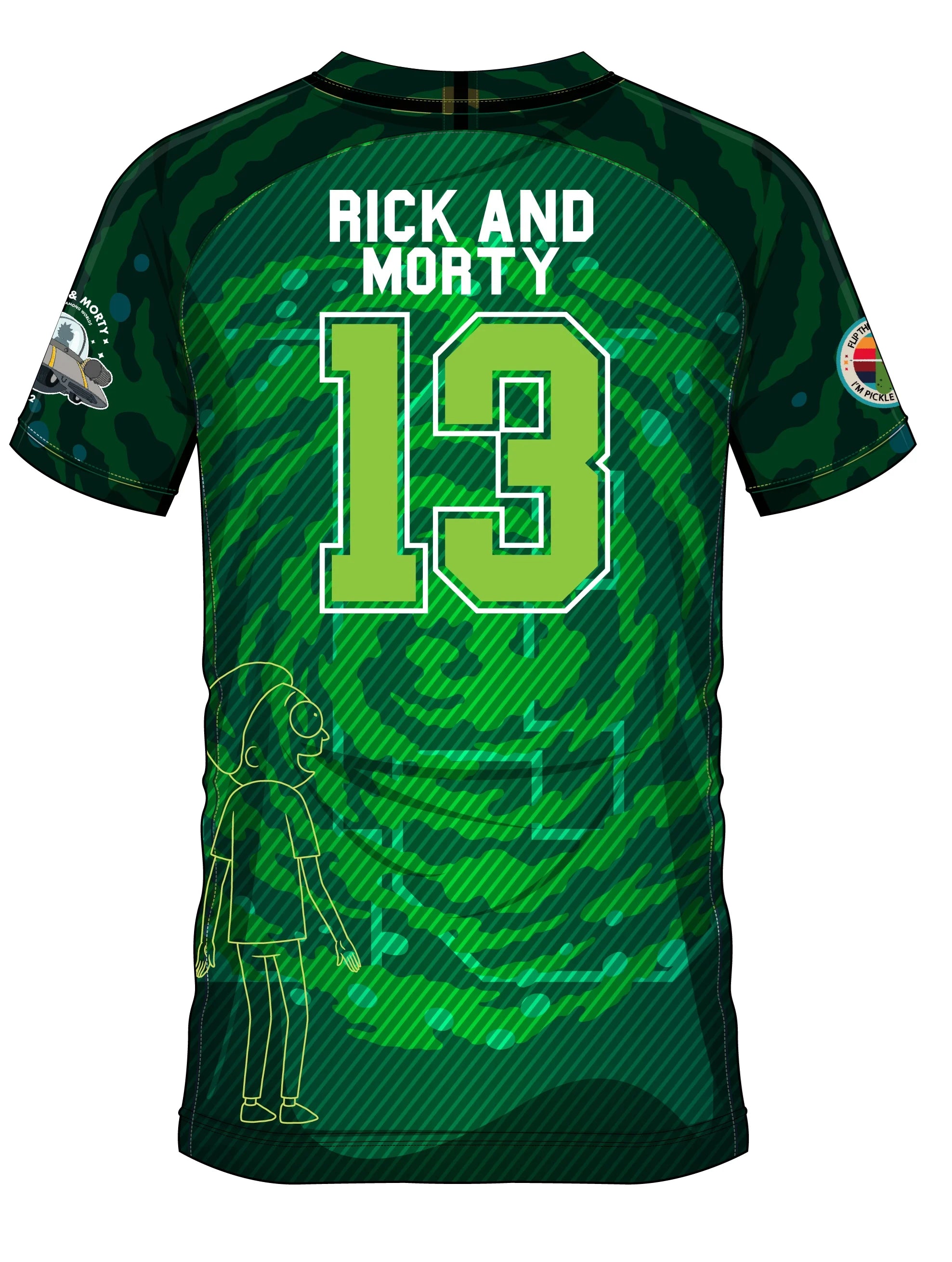 RICK & MORTY - Rick & Morty 13 - Soccer Jersey Men (XXL)