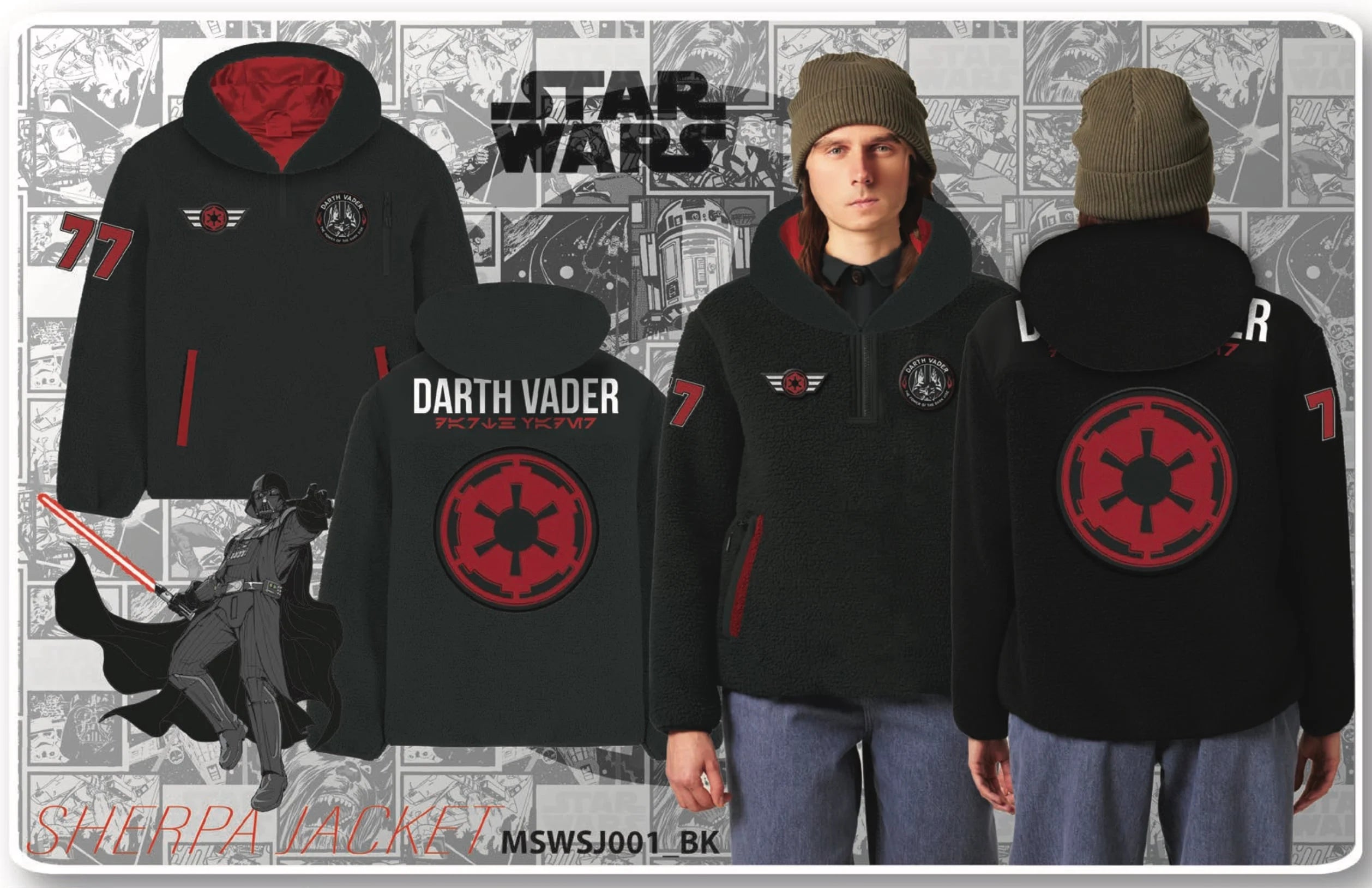 STAR WARS - Darth Vader - Sherpa Jacket (L)