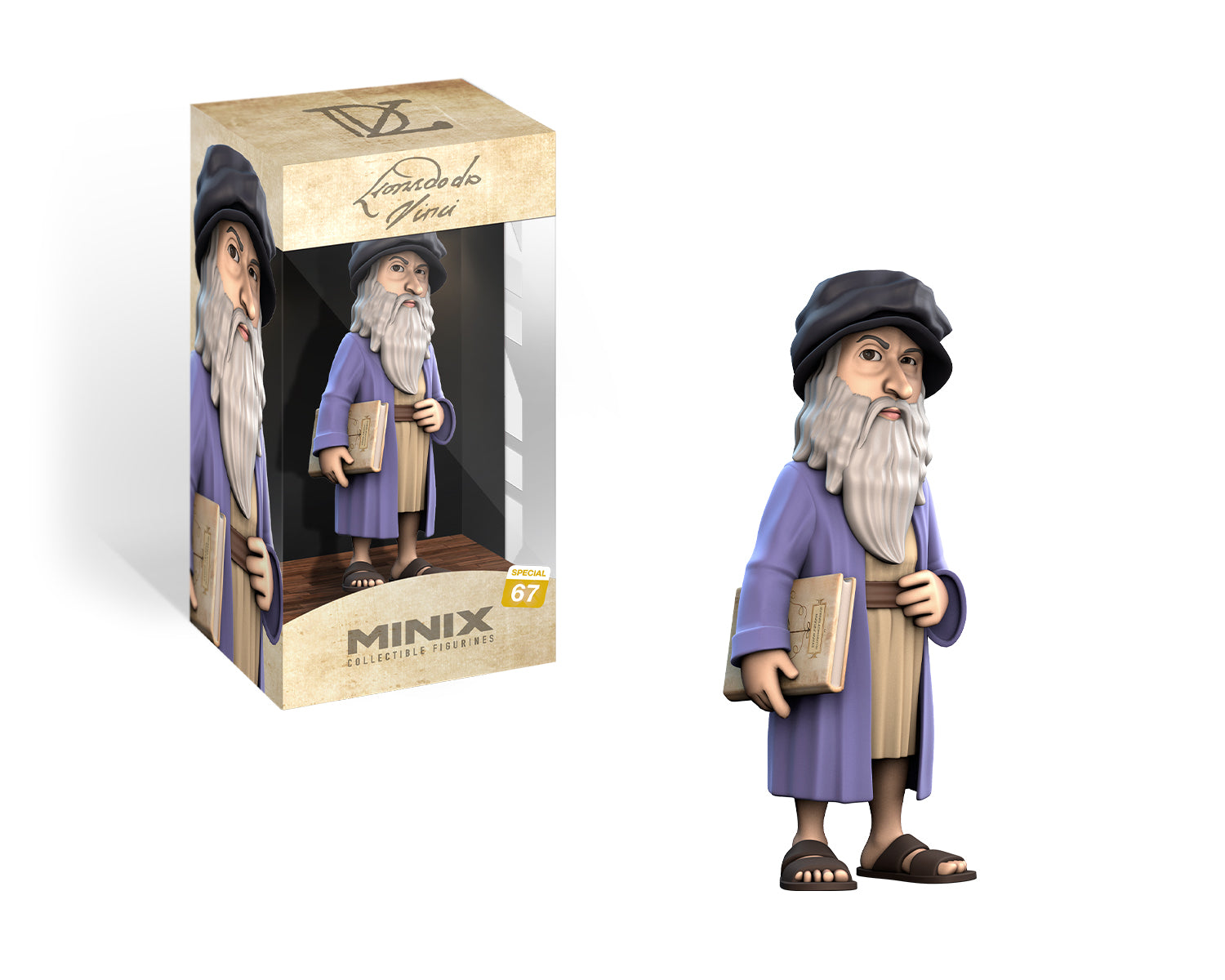 SPECIAL CATEGORY - Leonard De Vinci - Figure Minix # 12cm