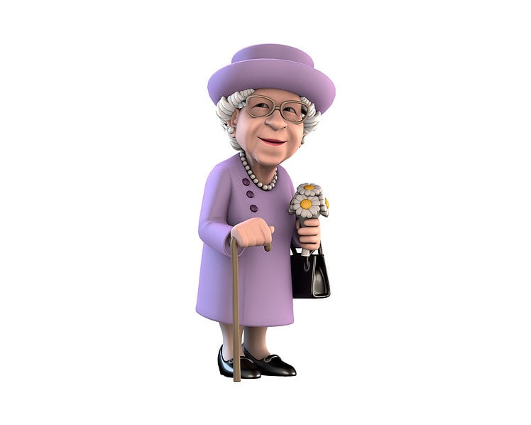 SPECIAL CATEGORY - Queen Elizabeth II - Figure Minix #70 12cm