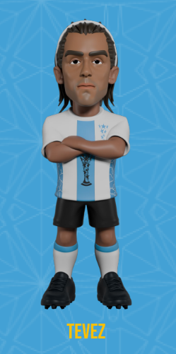 ARGENTINA - Tevez - Figure Minix World Legends Cup 12cm