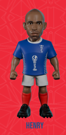 FRANCE - Henry - Figure Minix World Legends Cup 12cm