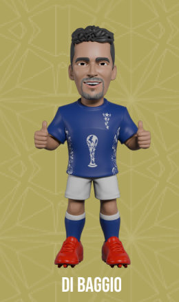 ITALY - Baggio - Figure Minix World Legends Cup 12cm