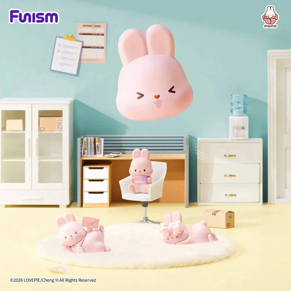 MOMO BUNNY - 24h Life Diary Series - Blind Box 4 Figure set