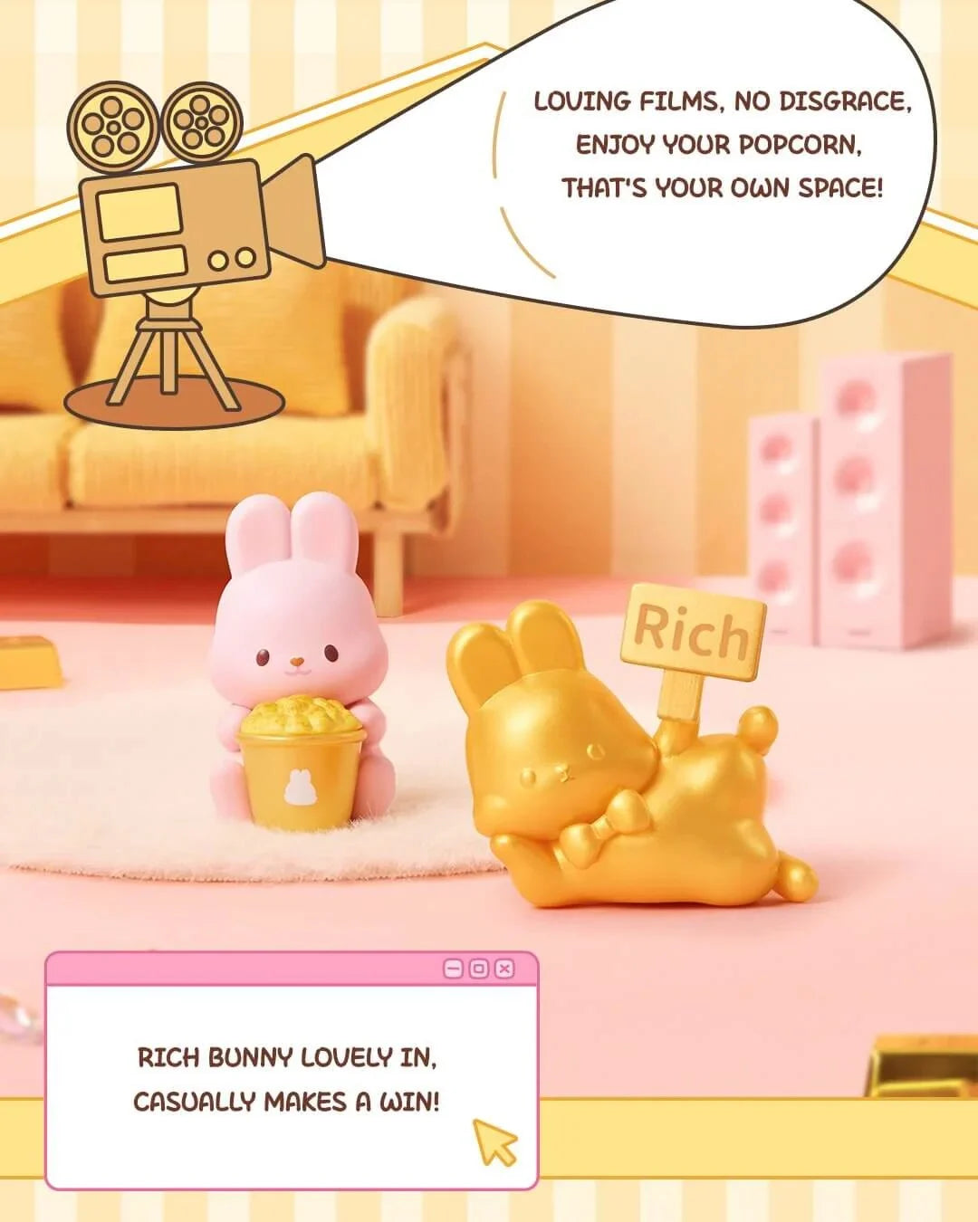 MOMO BUNNY - 24h Life Diary Series - Blind Box 4 Figure set