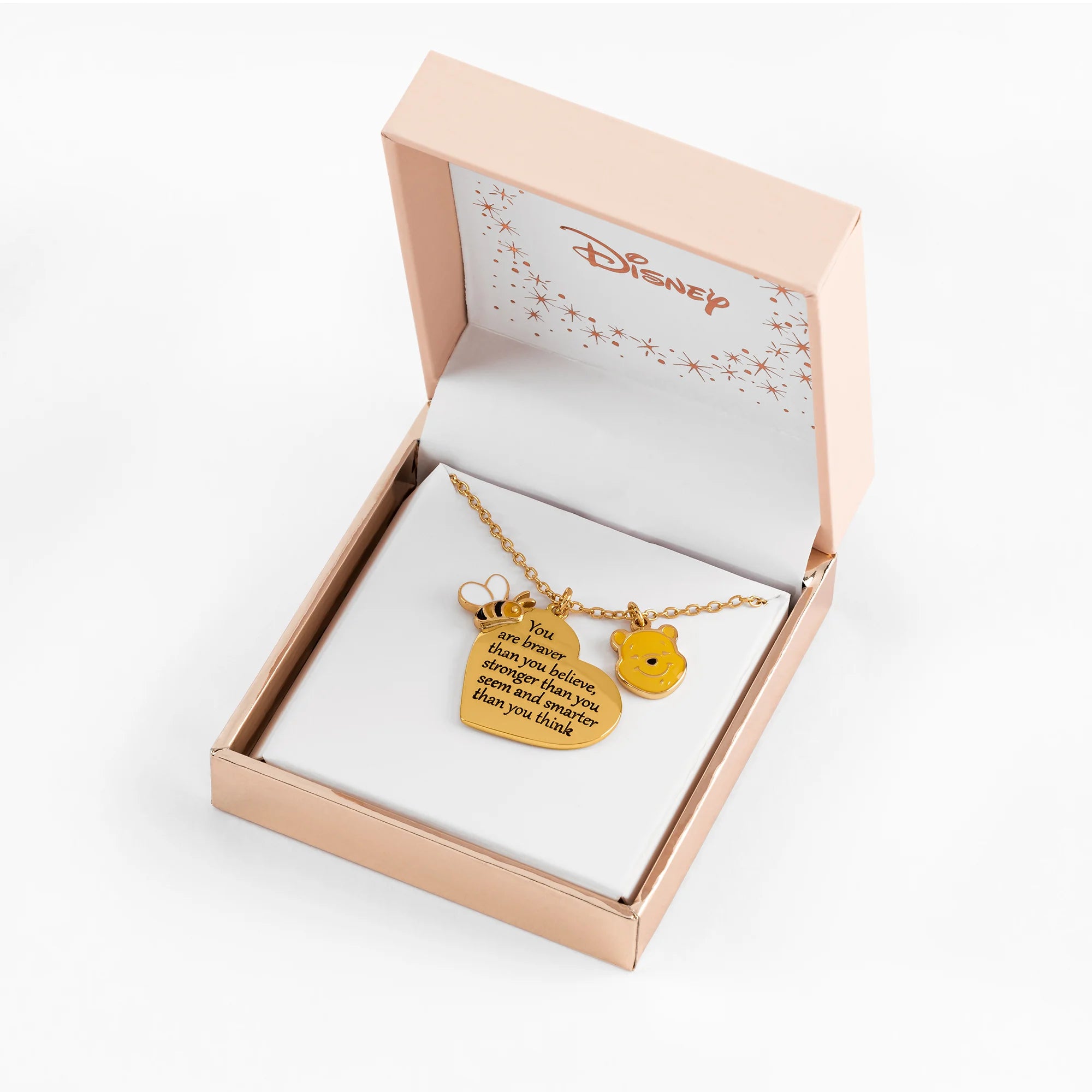 WINNIE THE POOH - Love - Necklace in Brass Plated