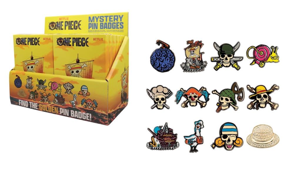 ONE PIECE NETFLIX - Mystery Box of 12 Pin Badge