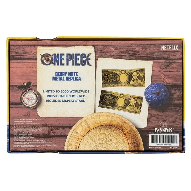 ONE PIECE - 10000 World Berry Banknote - Limited Editon Replica