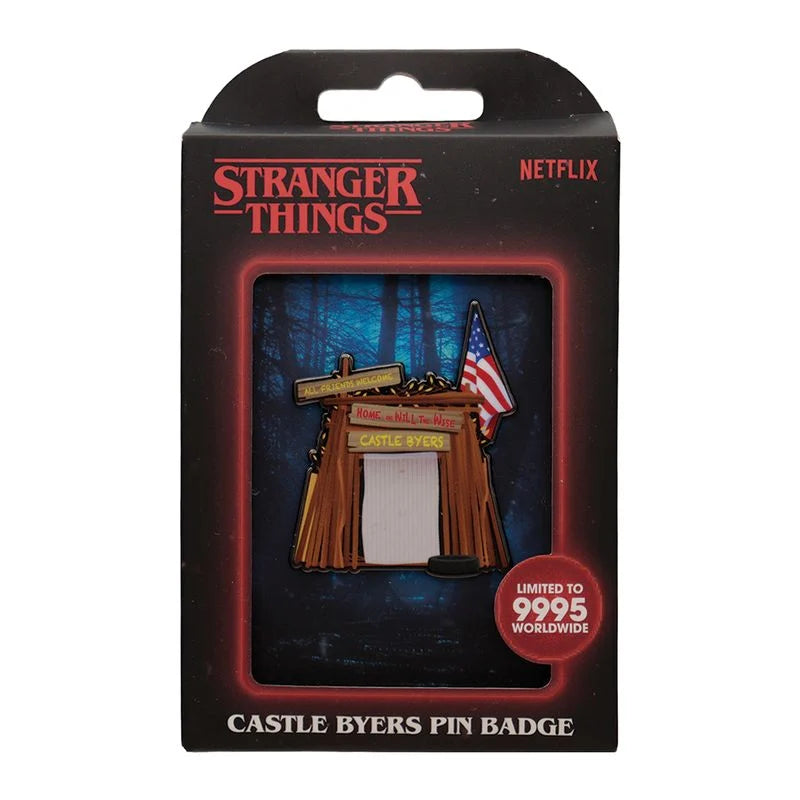 STANGER THINGS - Castle Byers - Limited Edition Pin's Badge