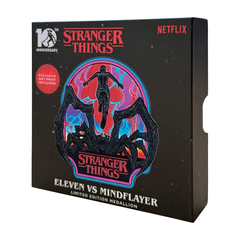 STRANGER THINGS - Eleven & Mind Flayer - Limited Edition Medaillon