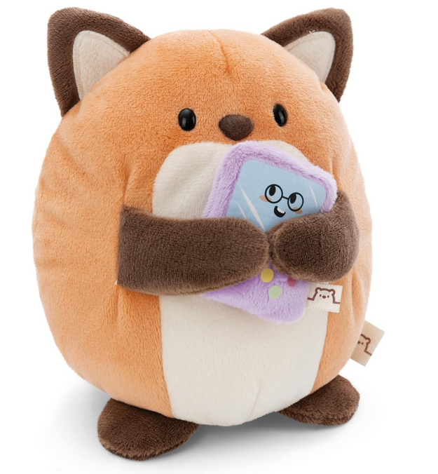 SUPER MOCHIE - Fox Geeks with video game - Plush 16cm