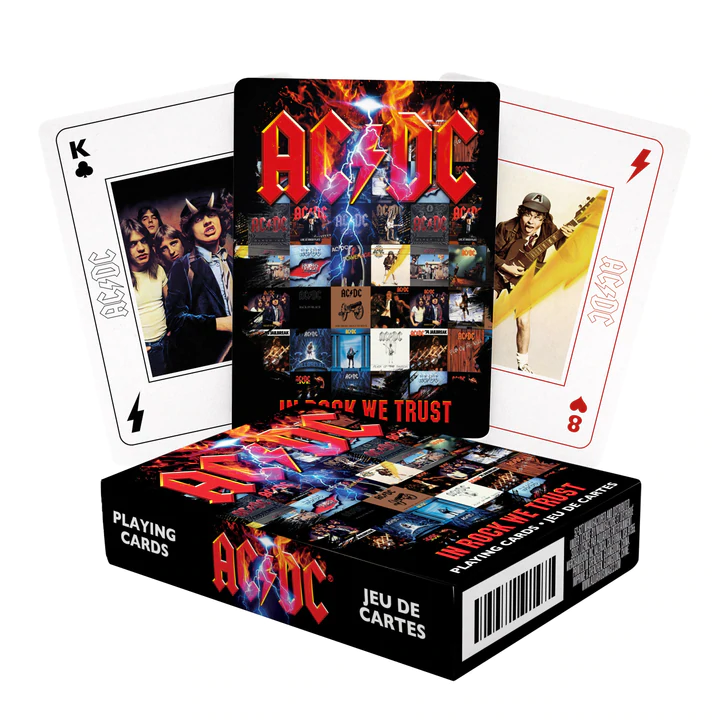 AC/DC - In rock we trust - Playing Cards