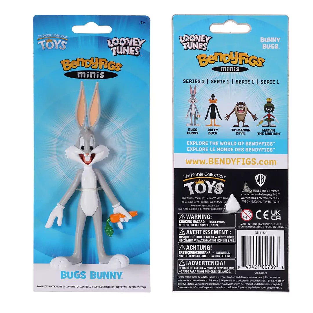 LOONEY TUNES - Bugs - Mini Bendyfigs Figure 14cm