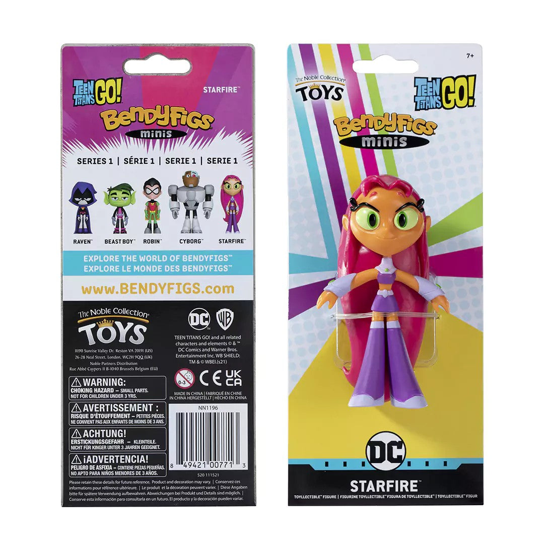 TEEN TITANS GO - Starfire - Mini Bendyfigs Figure 11cm