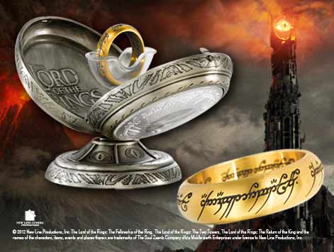 LORD OF THE RINGS - One Ring Stainless Steel - Size US 07 FR 54.7