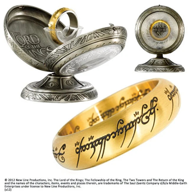 LORD OF THE RINGS - One Ring Stainless Steel - Size US 14 FR 72.7