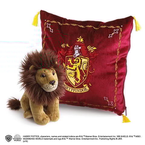 HARRY POTTER - Peluche & coussin 34x34 - Gryffondor