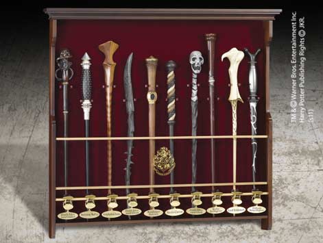 HARRY POTTER - Ten Character Wand Display