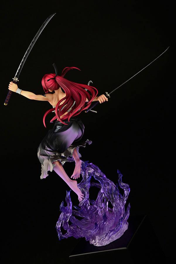 FAIRY TAIL - Erza Scarlet Samurai Ver. Shikkoku - Statue OrcaToys 43cm