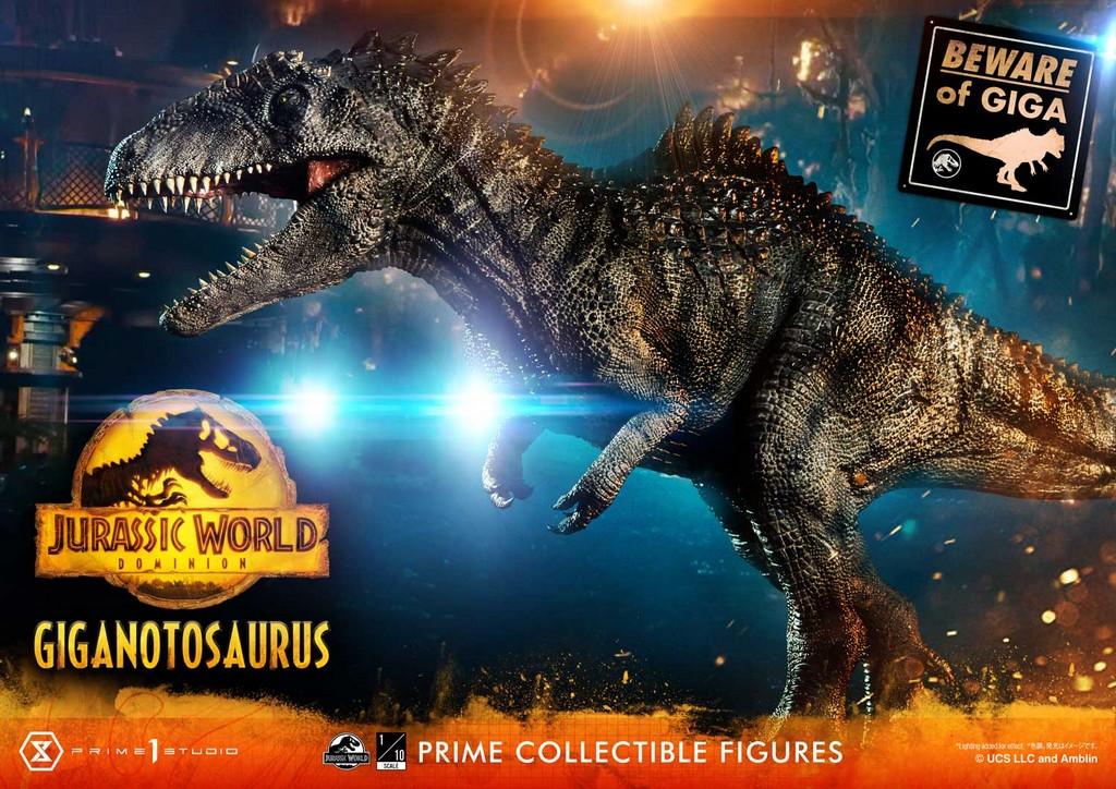 JURASSIC WORLD DOMINION - Giganotosaurus - Statue 48cm