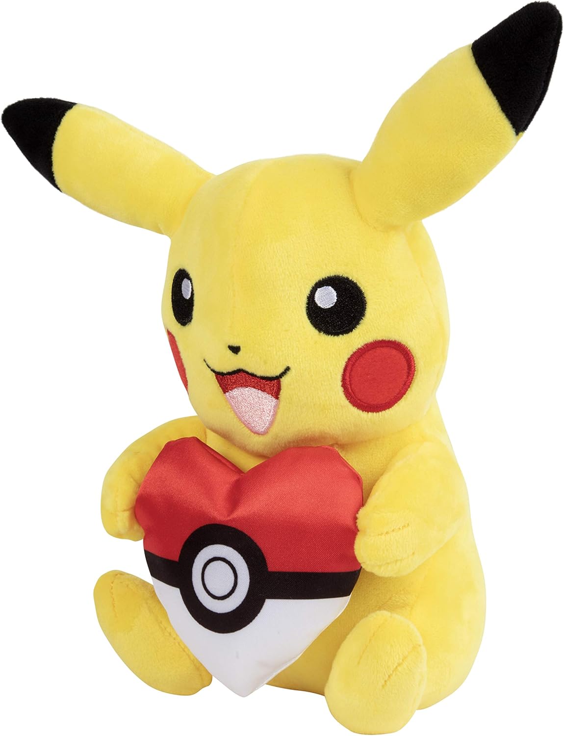 POKEMON - Pikachu with Poke Ball Heart - Plush 20cm