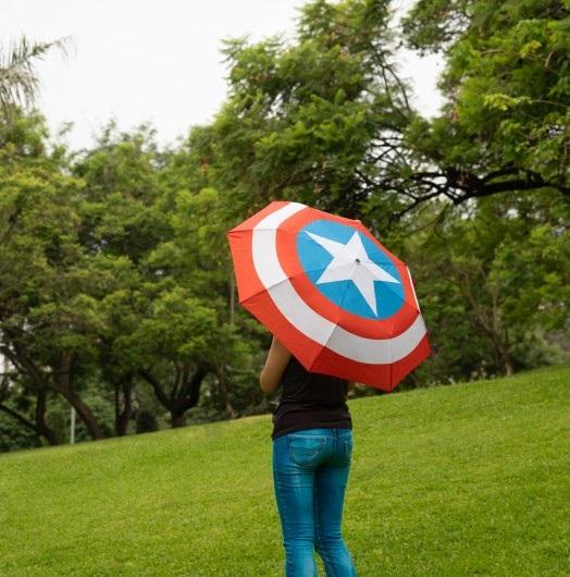 CAPTAIN AMERICA - Logo -  Folding Umbrella