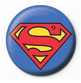 SUPERMAN - Logo - Button Badge 25mm