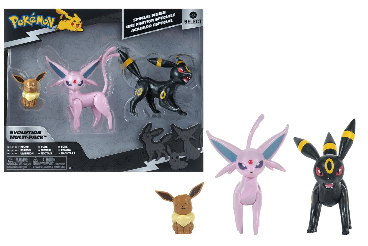 POKEMON - Eevee, Espeon & Umbreon - Multipack Special Finish